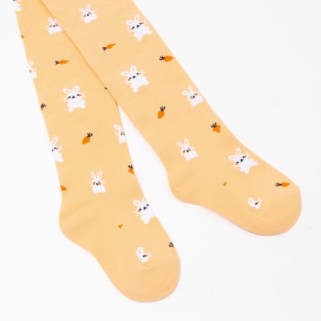 Pantyhose children's "bunnies", peach color, height 92-98-1