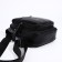 Male sling bag, artificial leather, black color