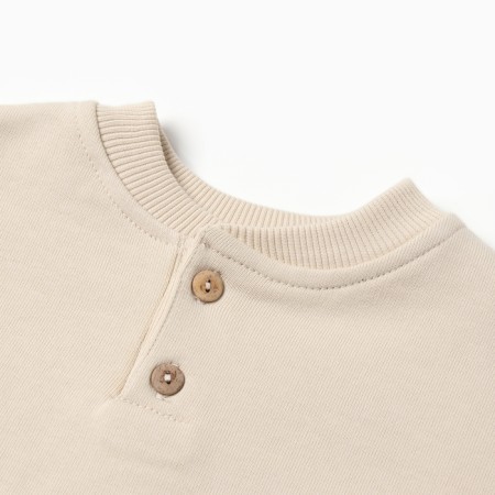Baby Minaku: Basic Line Baby, beige color, height 62-68-4