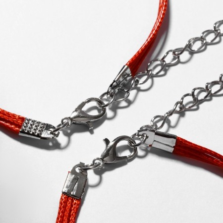 Bracelets "Demetrons" Steel, Love, Red color, 17 size-4
