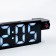 Electronic desktop watches, with an alarm clock, thermometer, projection, white numbers, 19.2x6.5cm