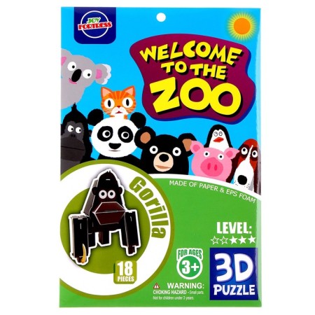 Set for creativity Sector 3d figures "Gorilla"-3