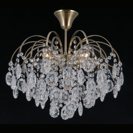 Crystal Crystal Economic light 15540/5AB+CL, 5x40W, E14, 40x48x48 cm, bronze color