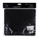 Mouse rug, gaming, 25x29x0.2 cm, overlock, black