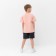 Kids (T -shirt, shorts) minku beige color/ graphite, height 110 cm