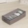Shoe storage box "Ron", 58 × 30 × 15 cm, gray color