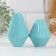 Ceramic Solonka and Listen "Geometry", 13.5 x 10.5 cm, blue color