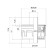 IDDIS 996P22A4SM, filtered water channel, D = 22 mm, ABS plastic