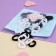 Hair elastic band "Classic Mahrushka" (set 50 pcs) 2 cm, black and white