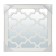 QWERTY mirror "Venice", decorative, 40x40 cm, white color