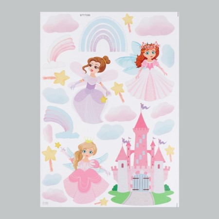 Interior color sticker "Princess at the castle" 50x70 cm-3