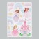 Interior color sticker "Princess at the castle" 50x70 cm