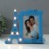 Photo frame with backlight "Eiffel Tower" Plastic, 10x15 cm, col. blue