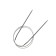 The knitting needles are circular, aluminum with 80 cm/3.0 mm coating