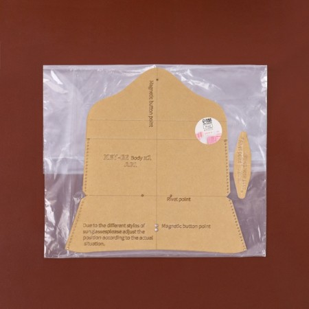 Set of patterns "Case for glasses", 17 × 8 × 0.5 cm, 2 pcs, acrylic-6