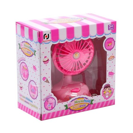 Household appliances "Fan", works from batteries, color mix-5