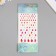 Stick plastic rhinestones "droplets of different sizes" mix 9x16.5 cm