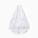 Baby scarf, gray color, size 50-52