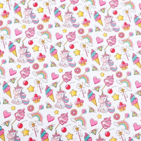 A set of craft paper with the seal "Unicorns", 3 sheets, 70 x 100 cm-6