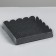 Cookie box, confectionery packaging with PVC lid, Present, 18 x 18 x 3 cm
