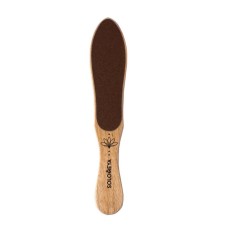 Professional wooden pedicure file in the form of the foot Solomeya, 80/150 grit
