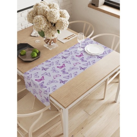 The path on the table "Summer butterflies", Oxford, size 40x145 cm