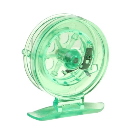 Inertial coil, plastic, diameter 6.5 cm, light green color, 807s-6