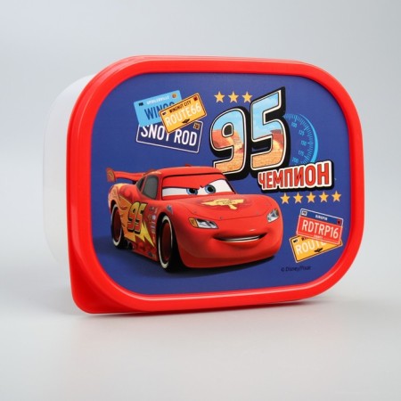 Lunch box, rectangular, 500 ml "champion", wheelbarrows