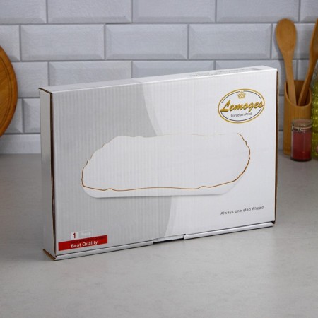 Wave plate, rectangular, 2.2 l, porcelain, Iran-4