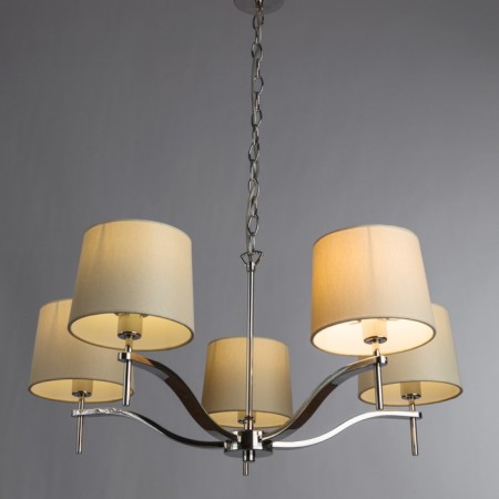 Soprano chandelier, 5x40W E14, chrome