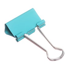 A set of paper clamps, colored, 25 mm, 48 pieces, 4 colors, in a plastic tube, mix