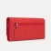 Women's wallet on magnet, red color