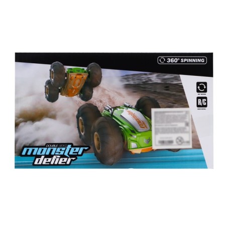 Radio-controlled car-controlled “Monster” car, works on the battery, the color is blue-7