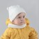 Kinderlitto Piccolino Kinderlitto kit, 2 items: hat, snood, age 3-6 months, color sugar
