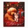 New Year's Gift Laminated Gift "Happy New Year", animals, Ml 23 x 27 x 11.5 cm, New Year