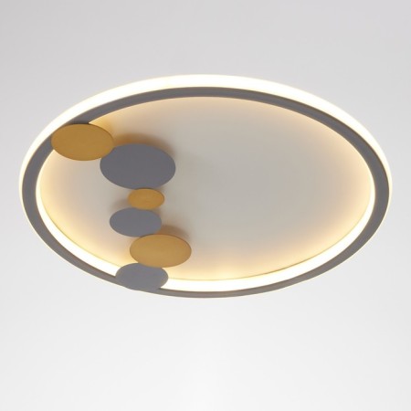 Causteen with PDU 2215/1 LED 122W Dimmer gray-gold 50x50x7 cm Bayerlux-1