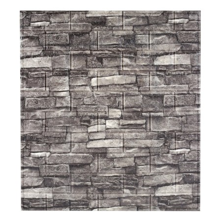 Self -adhesive PVC panel "Gray brick" 77*70cm-1