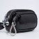 Bag Cross-Bodi with a zipper, black color