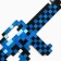 Souvenir weapon Automatic "Blue", length 30 cm