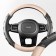 SkyWay Carbon-2 m, black and beige eco-leather braid