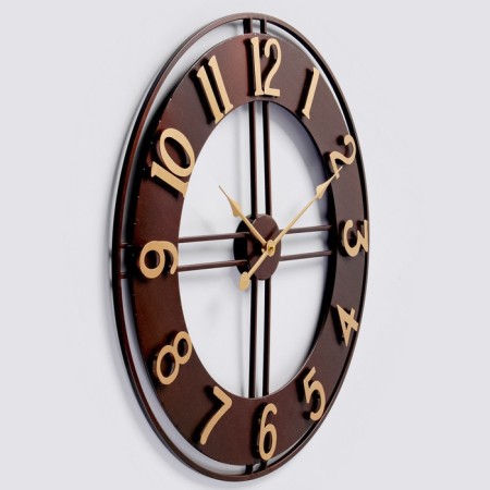 Wall clock, series: loft, "Dempo", smooth move, D-60 cm-1
