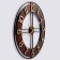 Wall clock, series: loft, "Dempo", smooth move, D-60 cm