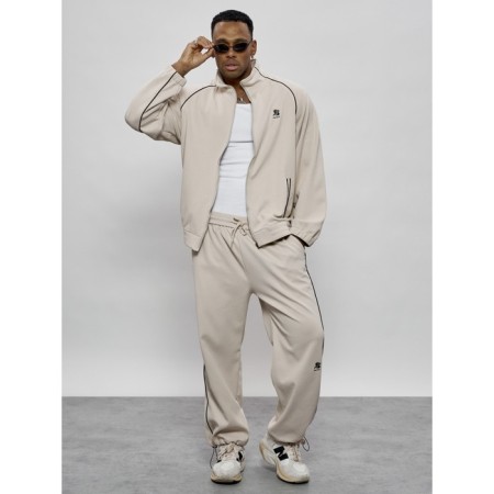Sports suit men's, size 56, beige color-18