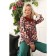 Female blouse, size 42, burgundy color