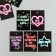Cardboard Biro "Wishes. Brace" set of 10 pcs (5 types) 4x6 cm