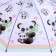 Children's umbrella P/Aut with a whistle "Panda and baby" d = 84 cm, 8 spokes, 65 × 7 × 6 cm