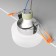 The built-in lamp Technical DL046-01W, 1x10W, 8x8x5.1 cm, GU10, white color