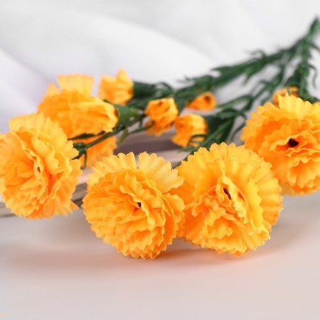 Artificial flowers "bumpy cloves" 60 cm, yellow-1