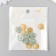 Decor for creativity plastic "Blue-sun flower" set of 12 pcs 1.4x1.4 cm