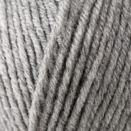 Yarn "Lanagold" 51% acrylic, 49% wool 240m/100g (21 gray melange)-2